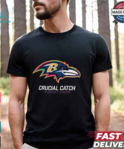 Baltimore Ravens Nike Black 2024 NFL Crucial Catch T Shirt, hoodie, sweater, long sleeve and tank top Baltimore Ravens Nike Black 2024 NFL Crucial Catch T Shirt