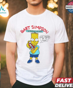 Bart Simpson Underachiever And Proud Of It Man Shirt