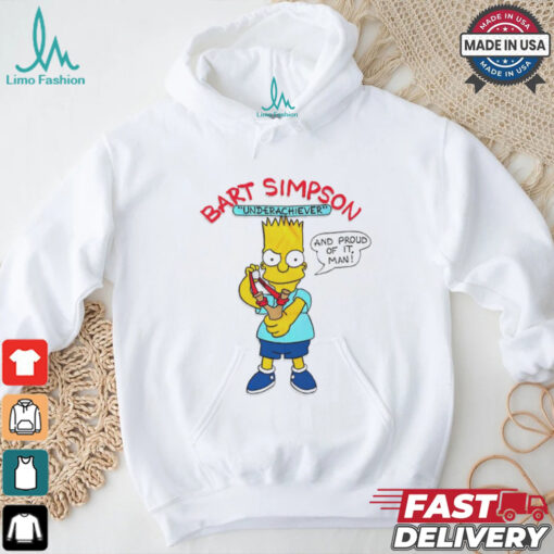 Bart Simpson Underachiever And Proud Of It Man Shirt