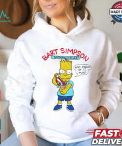 Bart Simpson Underachiever And Proud Of It Man Shirt