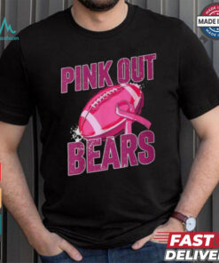 Bears Pink Out Football Tackle Breast Cancer T Shirt