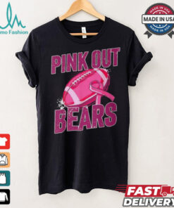 Bears Pink Out Football Tackle Breast Cancer T Shirt