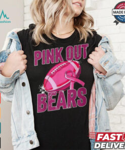 Bears Pink Out Football Tackle Breast Cancer T Shirt