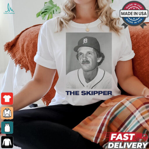 Beau Brieske Wearing Jim Leyland The Skipper T Shirt