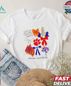 Best University Of Clemson Tigers where the blue ridge yours its greatness Coquette Aesthetic shirt