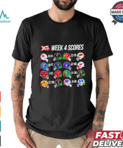 Big12 football week 4 scores shirt