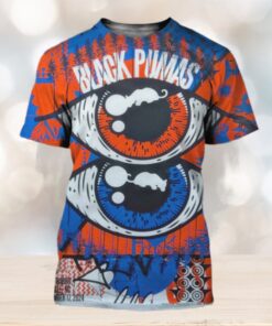 Black Pumas Gig Poster For Show In Asheville NC At Rabbit Rabbit On September 17 2024 All Over Print Shirt