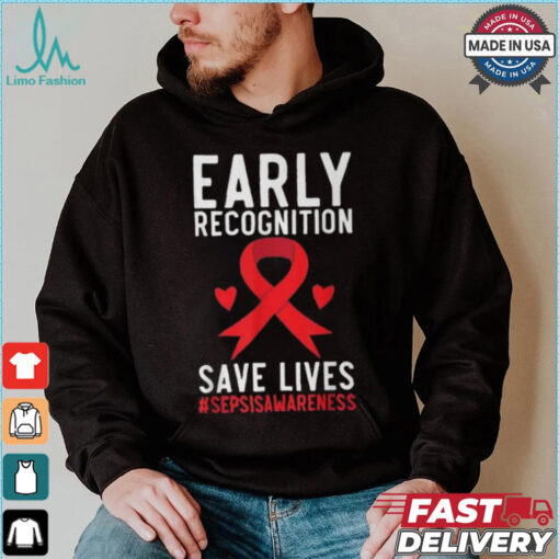Blood Cancer Awareness Leukemia Lymphoma Myeloma Red Ribbon T Shirt