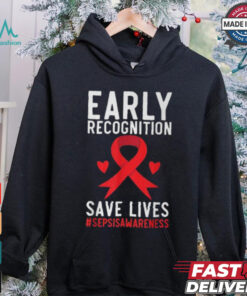 Blood Cancer Awareness Leukemia Lymphoma Myeloma Red Ribbon T Shirt