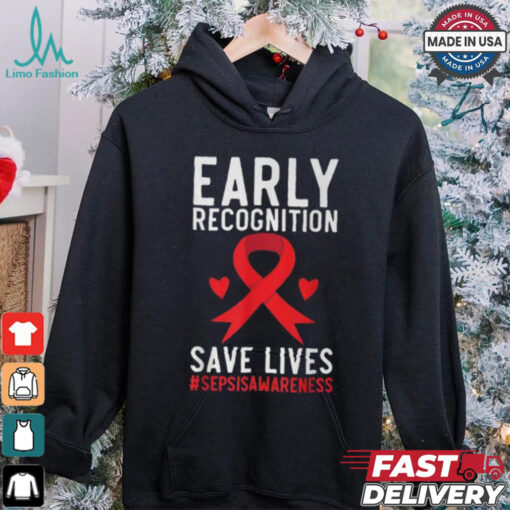 Blood Cancer Awareness Leukemia Lymphoma Myeloma Red Ribbon T Shirt