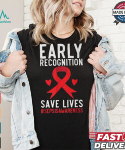Blood Cancer Awareness Leukemia Lymphoma Myeloma Red Ribbon T Shirt