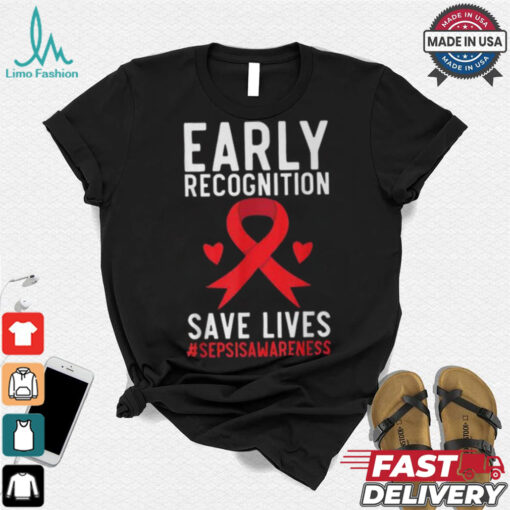 Blood Cancer Awareness Leukemia Lymphoma Myeloma Red Ribbon T Shirt