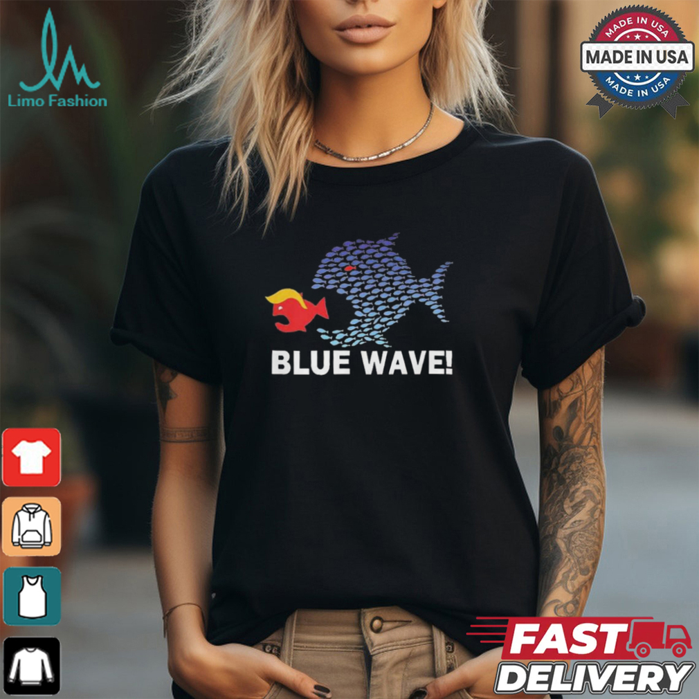 Blue Fish Eating Red Fish Blue Wave 2024 Shirt Blue Fish Eating Red Fish Blue Wave 2024 Shirt