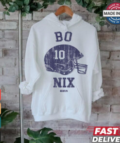 Bo Nix Denver Helmet shirt