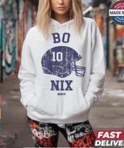 Bo Nix Denver Helmet shirt