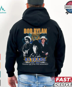 Bob Dylan 83 Years 1941 2024 Thank You For The Memories T Shirt, hoodie, sweater, long sleeve and tank top Bob Dylan 83 Years 1941 2024 Thank You For The Memories T Shirt