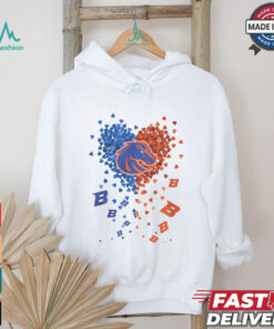 Boise State Broncos Heart Shirt