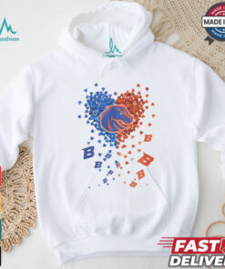 Boise State Broncos Heart Shirt, hoodie, sweater, long sleeve and tank top Boise State Broncos Heart Shirt