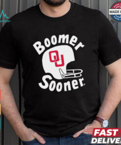 Boomer Sooner Oklahoma Sooners helmet shirt