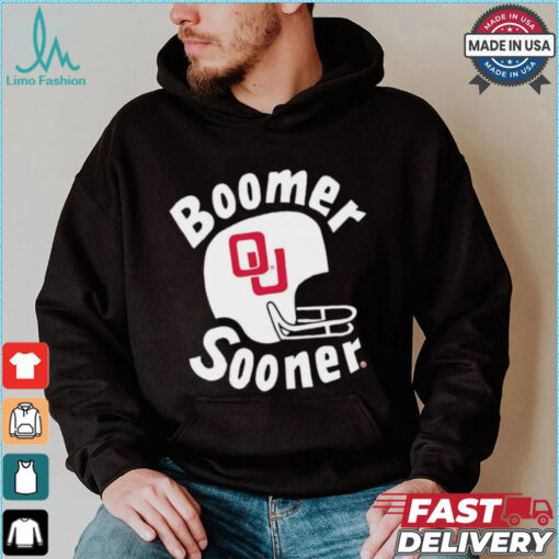 Boomer Sooner Oklahoma Sooners helmet shirt