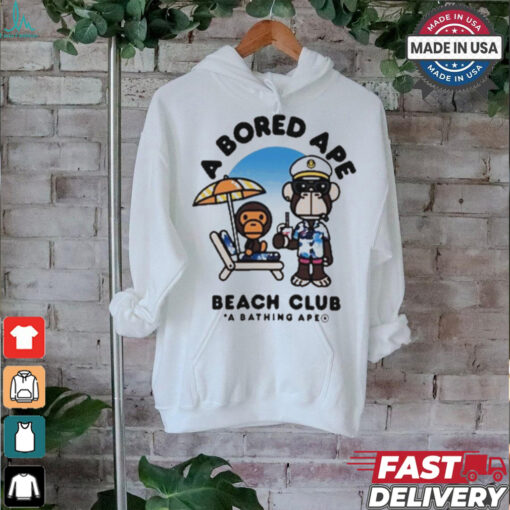 Bored Ape Yacht Club A Bored Ape Beach Club A Bathing Ape t shirt