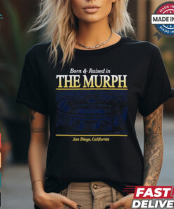 Born and Raised at The Murph Jack Murphy Stadium San Diego California t shirt