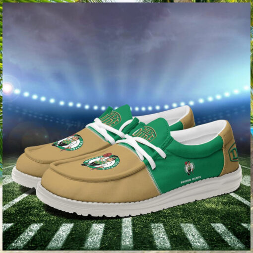 Boston Celtics 2024 Personalized Hey Dude Shoes