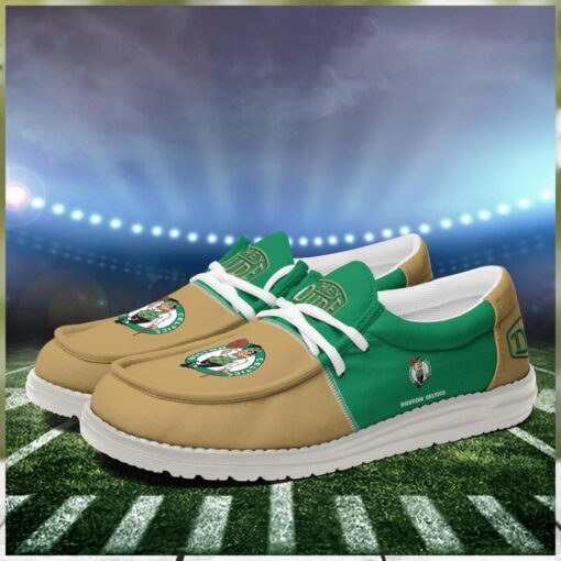 Boston Celtics 2024 Personalized Hey Dude Shoes