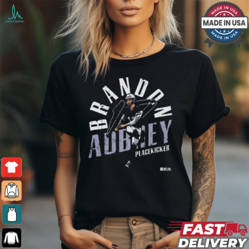 Brandon Aubrey Dallas Cowboys Placekicker Arch t shirt
