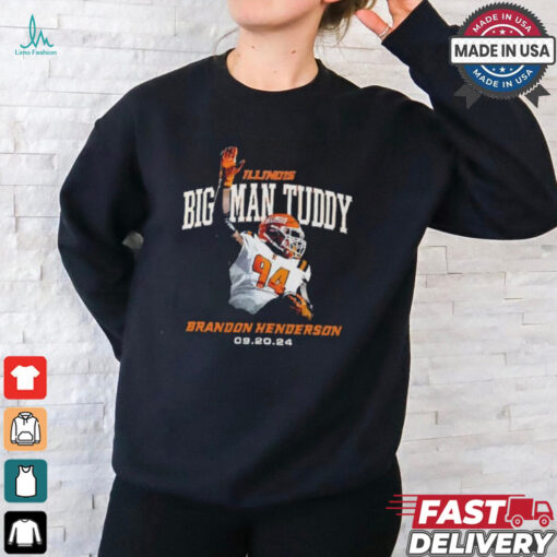 Brandon Henderson Illinois Fighting Illini big man Tuddy 2024 shirt