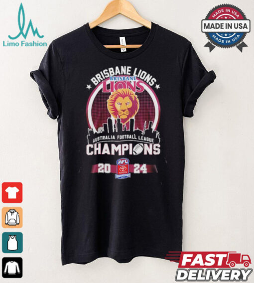 Brisbane Lions AFL Champions 2024 Skyline Shirt