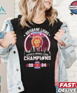 Brisbane Lions AFL Champions 2024 Skyline Shirt