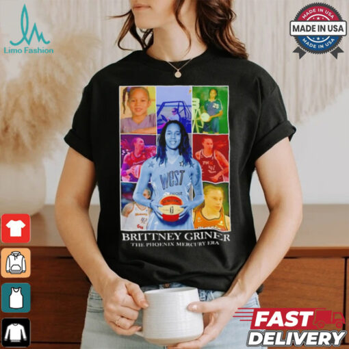 Brittney Griner Phoenix Mercury Collage Basketball shirt