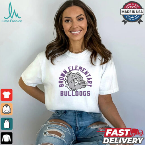 Brown Elementary Bulldogs logo shirt