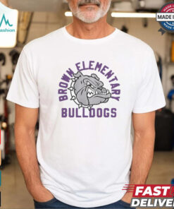 Brown Elementary Bulldogs logo shirt