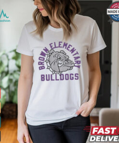 Brown Elementary Bulldogs logo shirt