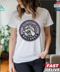 Brown Elementary School Bulldogs logo shirt