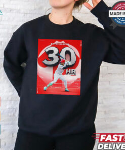 Bryce Harper 30 HR Philadelphia Phillies Red October 2024 Shirt