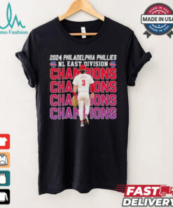 Bryce Harper Philadelphia Phillies 2024 NL East Division Champions Shirt