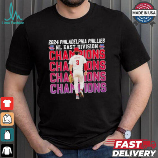 Bryce Harper Philadelphia Phillies 2024 NL East Division Champions Shirt