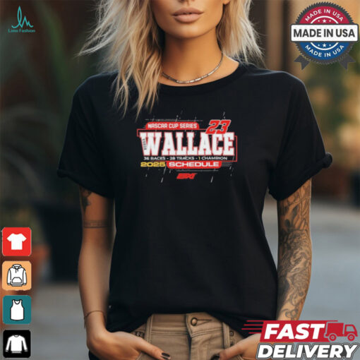 Bubba Wallace 2025 NASCAR Cup Series Schedule T Shirt