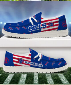 Buffalo Bills 2024 Version Personalized Hey Dude Shoes