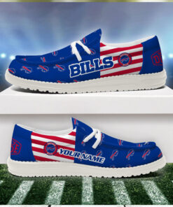 Buffalo Bills 2024 Version Personalized Hey Dude Shoes