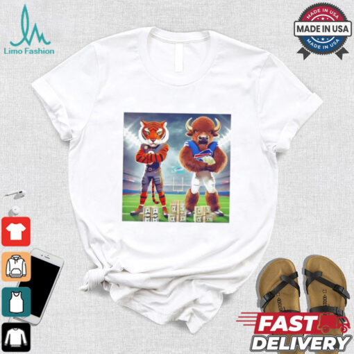 Buffalo Bills Billy Buffalo vs Cincinnati Bengals Who Dey cashes game day shirt