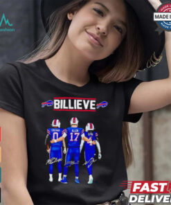 Buffalo Bills Coleman Allen Cook billieve signatures shirt