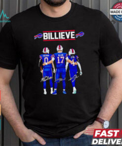 Buffalo Bills Coleman Allen Cook billieve signatures shirt