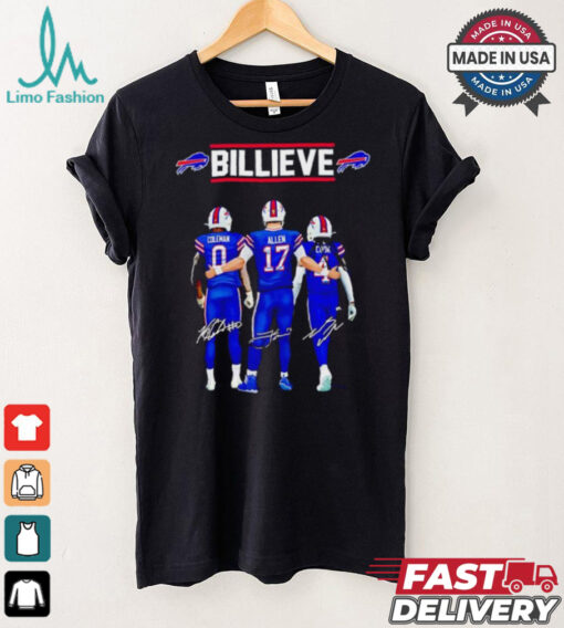Buffalo Bills Coleman Allen Cook billieve signatures shirt
