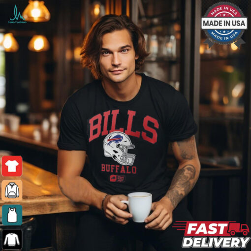 Buffalo Bills Nike Anthracite Helmet Essential T Shirt