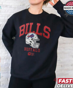 Buffalo Bills Nike Anthracite Helmet Essential T Shirt