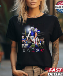 Buffalo Bills Victory 47 10 Jacksonville Jaguars NFL Week 3 Monday Night Football Final Score Shirt